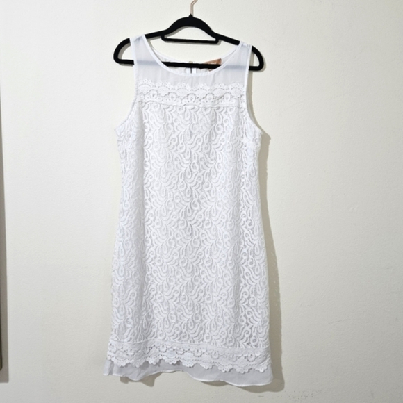 Ellen Tracy Eyelet Lace Dress - Picture 1 of 5